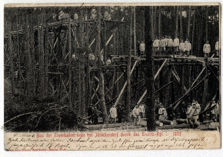 03_22 Bau  Eisenbahnbrcke Holz 1899
