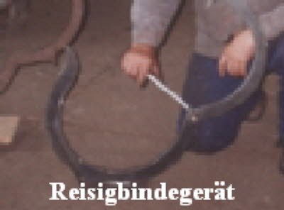 Reisigbindegert offen